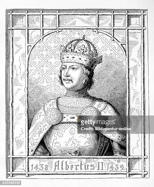 Albert the magnanimous, kg 1439, king of hungary, and, croatia, king of bohemia, king of germany, as, albert ii, duke of luxembourg, albert v,...
