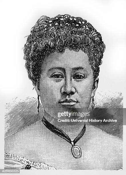 Kapiolani , Queen of the Kingdom of Hawaii, 1874-1891, Portrait.