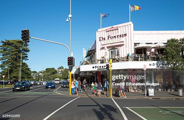 Mission Bay center close to Auckland New Zealand.