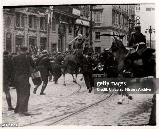 Assassination of King Alexander of Yugoslavia, Marseille, France, 1934.