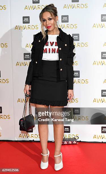 Rebecca Ferguson attends the BBC Music Awards at ExCel on December 12, 2016 in London, England.