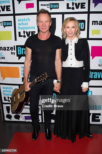 Pictured : Sting and Trudie Styler --