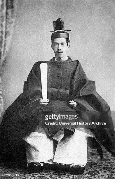 Emperor Meiji of Japan, Portrait, circa 1880's.