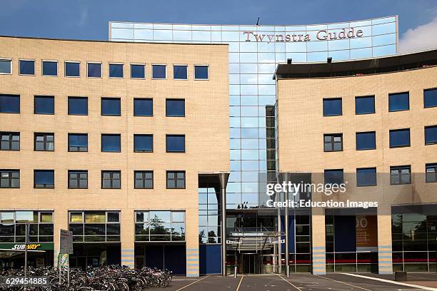 Modern architecture Twynstra Gudde management consultants offices, Amersfoort, Netherlands.