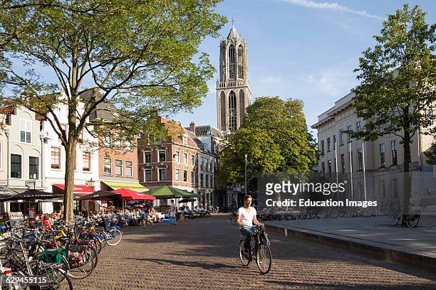 Domtoren, Dom tower, historic buildings, Utrecht, Netherlands.