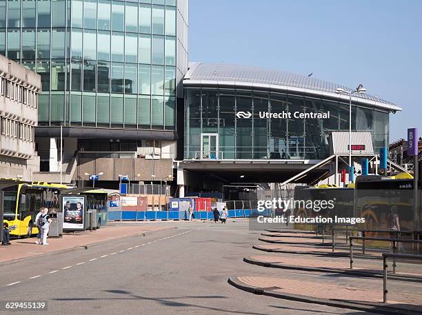 Utrecht Centraal railway and bus station, Utrecht, Netherlands.