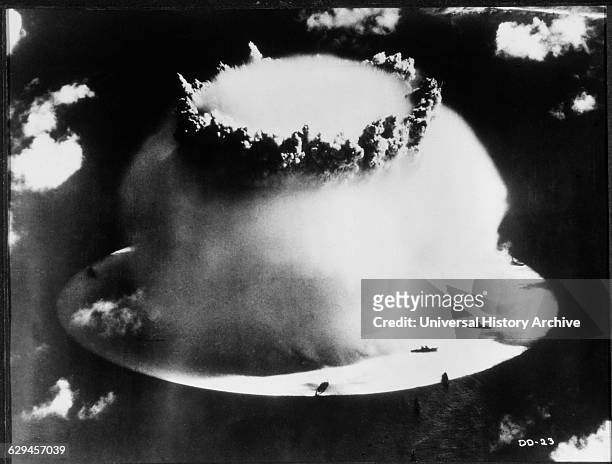 Atomic Bomb Test, Bikini Atoll, 1946.