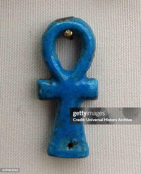 Ankh the ancient Egyptian hieroglyphic character that read 'life', a triliteral sign for the consonants.