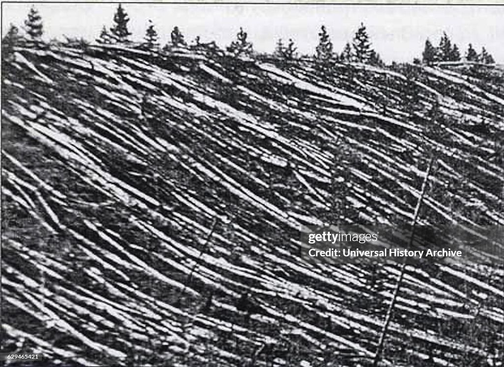 Photograph from the Tunguska event