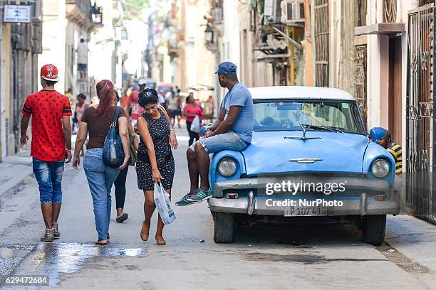 Street view in Havana's city center. On Thursday, 1 December 2016, in Havana, Cuba.
