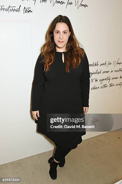 Mary Katrantzou attends the VIP launch of #SheInspiresMe Fashion, a limited edition designer collaboration in aid of Women For Women International,...