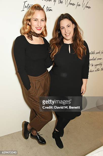 Charlotte Dellal and Mary Katrantzou attend the VIP launch of #SheInspiresMe Fashion, a limited edition designer collaboration in aid of Women For...