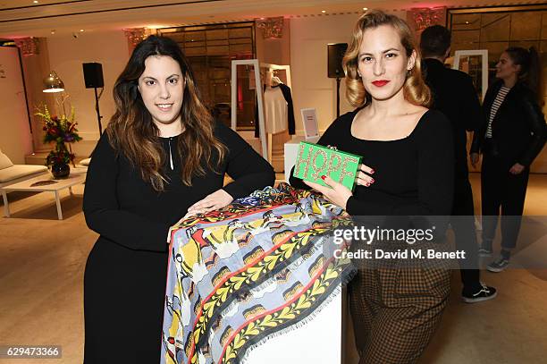 Mary Katrantzou and Charlotte Dellal attend the VIP launch of #SheInspiresMe Fashion, a limited edition designer collaboration in aid of Women For...