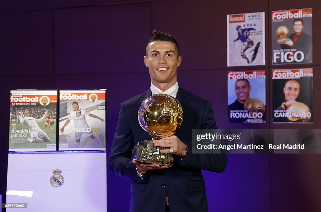 Cristiano Ronaldo Announced as Winner of the Ballon D'Or 2016