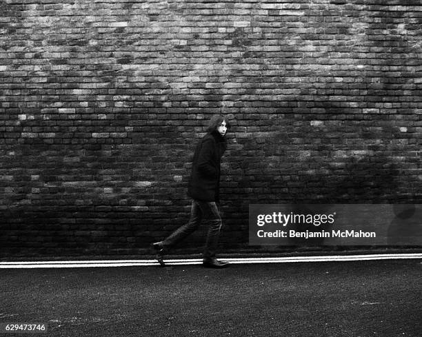 Singer, musician and member of rock band Primal Scream, Bobby Gillespie is photographed for the Independent on February 22, 2016 in London, England.