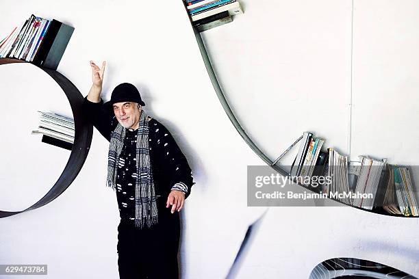 Industrial designer, artist, and architect Ron Arad is photographed for the Royal Academy magazine on March 21, 2016 in London, England.