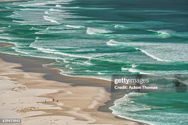noordhoek beach, cape province, south africa, africa - chapmans peak stock pictures, royalty-free photos & images