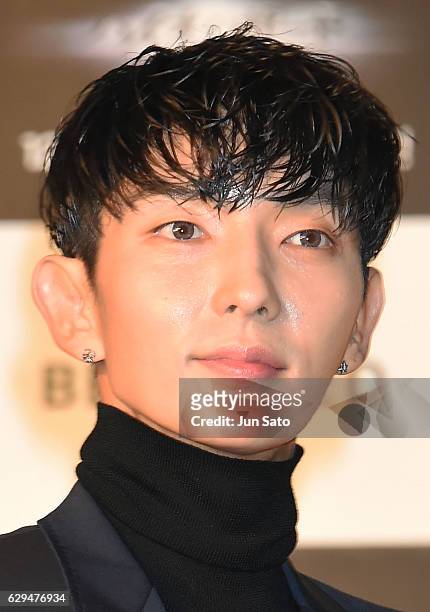 Joon-Gi Lee attends the world premiere of 'Resident Evil: The Final Chapter' at the Roppongi Hills on December 13, 2016 in Tokyo, Japan.
