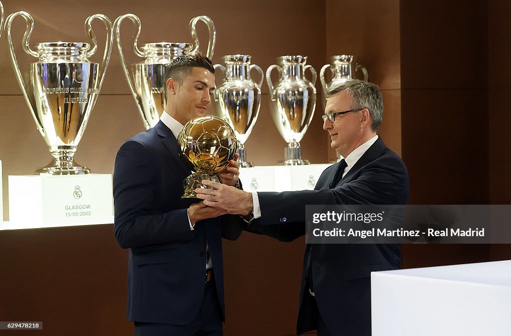 Cristiano Ronaldo Announced as Winner of the Ballon D'Or 2016