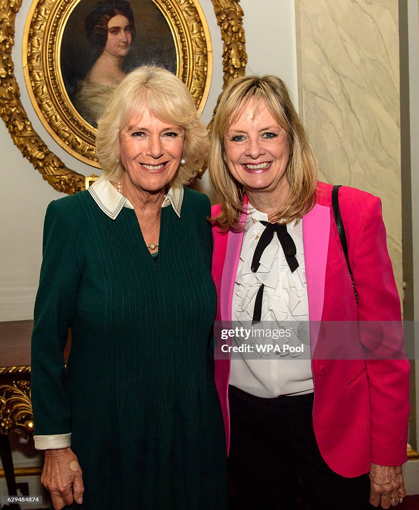 The Duchess Of Cornwall Attends A Reception & Recording To Mark Woman's Hour 70th Anniversary Power List