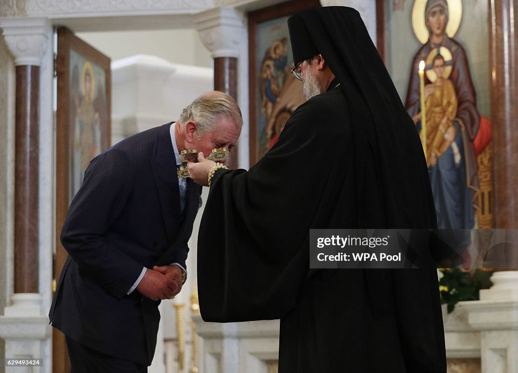 The Prince Of Wales Visits Dormition Cathedral