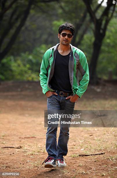 Television and bollywood actor Actor Rajeev Khandelwal poses for profile shoot .