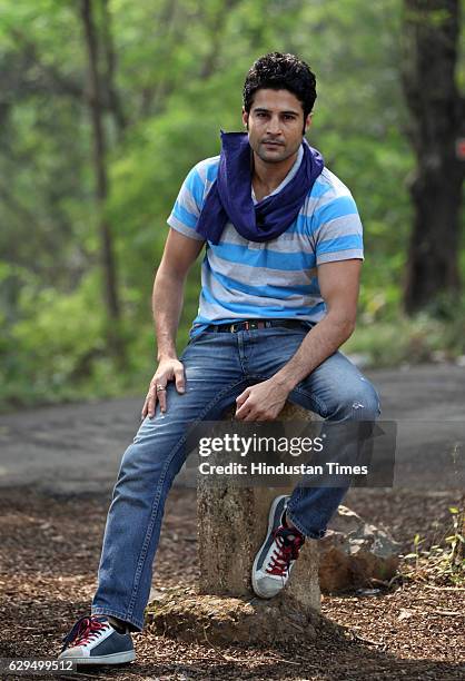 Television and bollywood actor Actor Rajeev Khandelwal poses for profile shoot .
