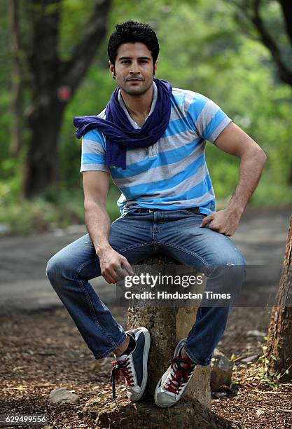 Television and bollywood actor Actor Rajeev Khandelwal poses for profile shoot .