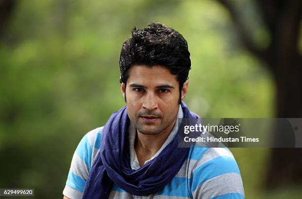 Television and bollywood actor Actor Rajeev Khandelwal poses for profile shoot .