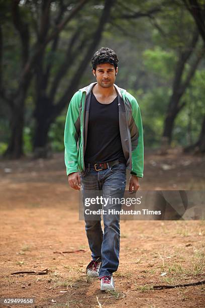 Television and bollywood actor Actor Rajeev Khandelwal poses for profile shoot .