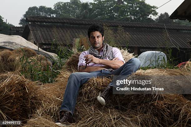 Television and bollywood actor Actor Rajeev Khandelwal poses for profile shoot .