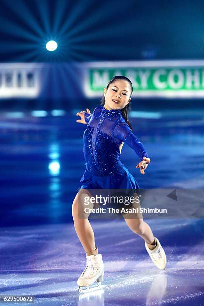 Satoko Miyahara of Japan performs in the Gala Exhibition during day four of the ISU Junior & Senior Grand Prix of Figure Skating Final at Palais...