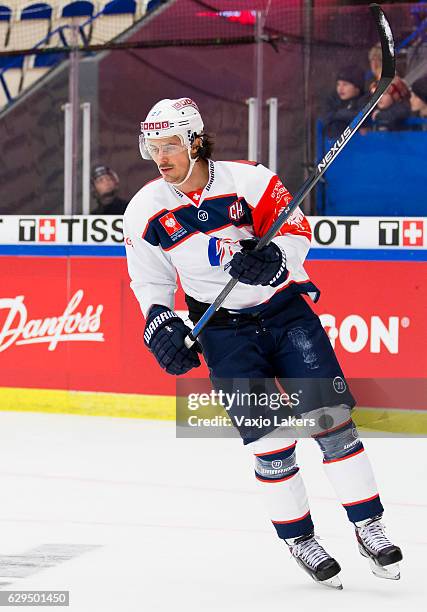 Roman Wick of ZSC Lions Zurich during a warm up prior to the Champions Hockey League Quarter Final match between Vaxjo Lakers and ZSC Lions Zurich at...