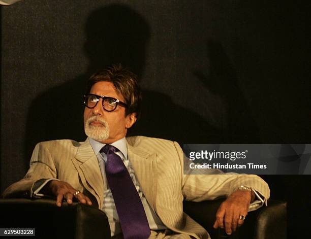 Bollywood film actor Amitabh Bachchan launches 'Bachchan Bol-Bachchan Speak' his vogging or vocal blogging service in Mumbai.