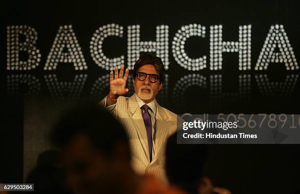 Bollywood film actor Amitabh Bachchan launches 'Bachchan Bol-Bachchan Speak' his vogging or vocal blogging service in Mumbai.