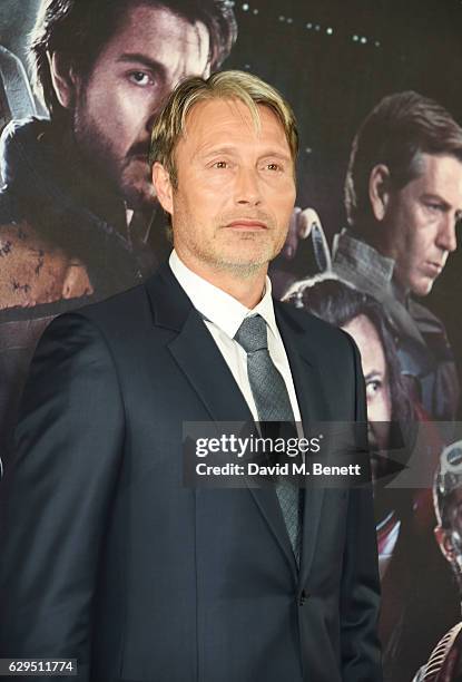 Mads Mikkelsen attends a fan screening of "Rogue One: A Star Wars Story" at the BFI IMAX on December 13, 2016 in London, England.