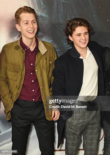 James McVey and Bradley Simpson of The Vamps attend a fan screening of "Rogue One: A Star Wars Story" at the BFI IMAX on December 13, 2016 in London,...