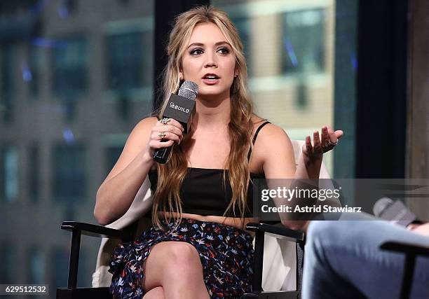 Actress Billie Lourd attends Build Presents Billie Lourd Discussing "Scream Queens" Season 2 at AOL HQ on December 13, 2016 in New York City.