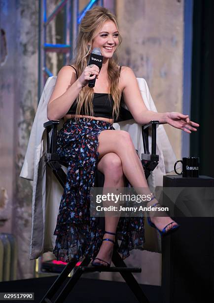 Billie Lourd attends AOL Build Series at AOL HQ on December 13, 2016 in New York City.