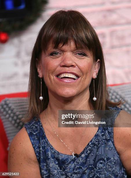 Personality Amy Roloff visits Hollywood Today Live at W Hollywood on December 13, 2016 in Hollywood, California.