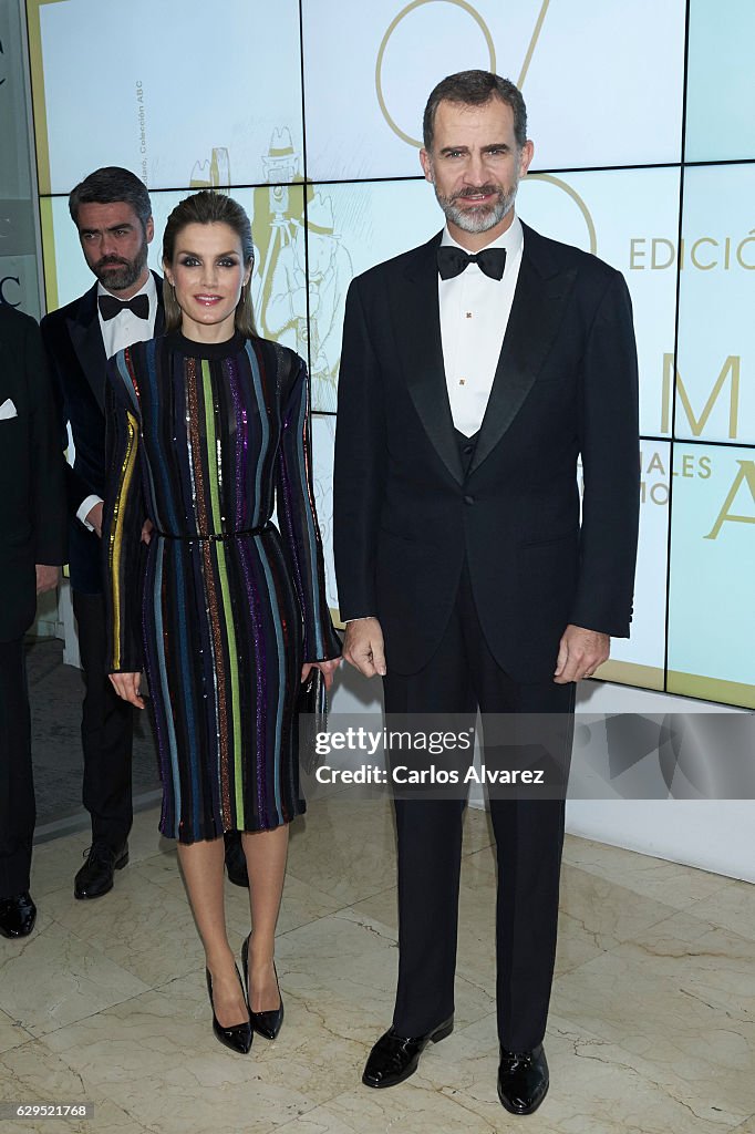 Spanish Royals Attends Official Dinner With 'Mariano De Cavia', Luca De Tena' And 'Mingote' Award's Winners