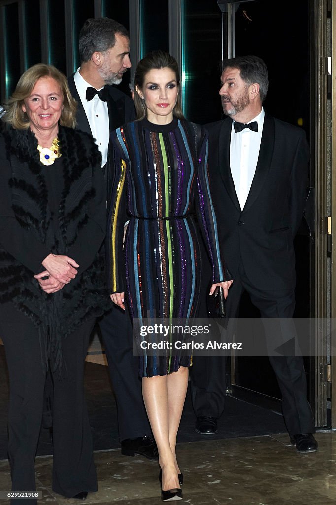 Spanish Royals Attends Official Dinner With 'Mariano De Cavia', Luca De Tena' And 'Mingote' Award's Winners