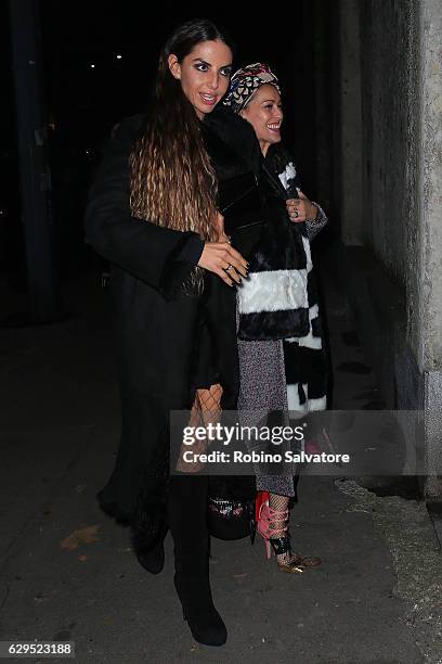 Benedetta Mazzini arrives at Fondazione IEO - CMM Christmas Charity Dinner at Villa Necchi on December 13, 2016 in Milan, Italy.