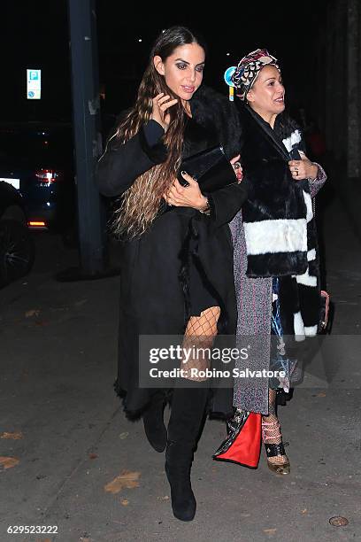 Benedetta Mazzini arrives at Fondazione IEO - CMM Christmas Charity Dinner at Villa Necchi on December 13, 2016 in Milan, Italy.