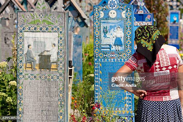 Sapanta , The Merry Cemetery in Sapanta, located in Maramures County, is the most famous cemetery in Romania. It became an open-air museum and a...