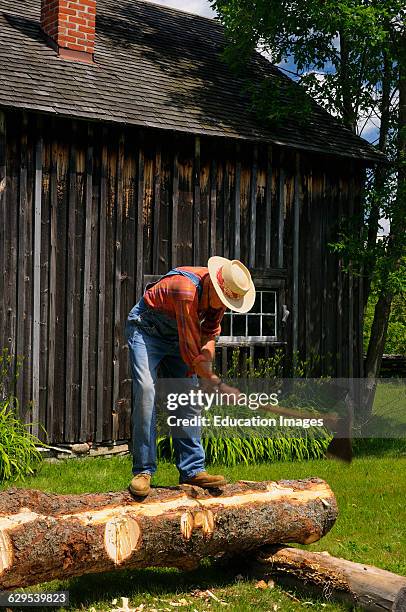 Man Log Riding 125 Log Swing Stock Photos, High-Res Pictures, and Images - Getty Images