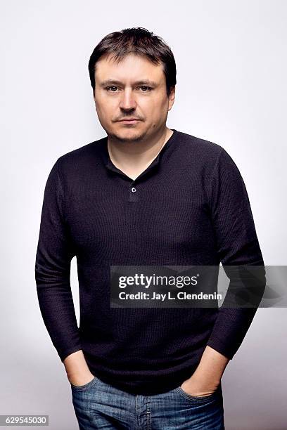 Filmmaker Cristian Mungiu, from the film "Graduation," poses for a portraits at the Toronto International Film Festival for Los Angeles Times on...