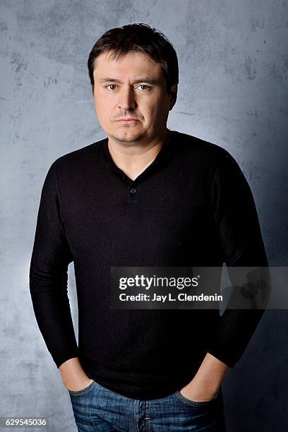 Filmmaker Cristian Mungiu, from the film "Graduation," poses for a portraits at the Toronto International Film Festival for Los Angeles Times on...