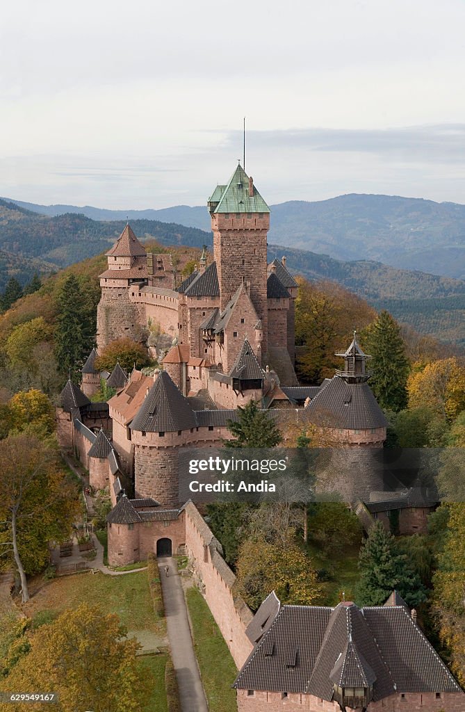 The "Chateau du Haut-Koenigsbourg" castle (67)