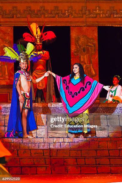 The Danaji The Legend Performance Includes Dance And Theater Based On Zapotec And Mixtec History And Takes Place During The Guelaguetza Festival In...